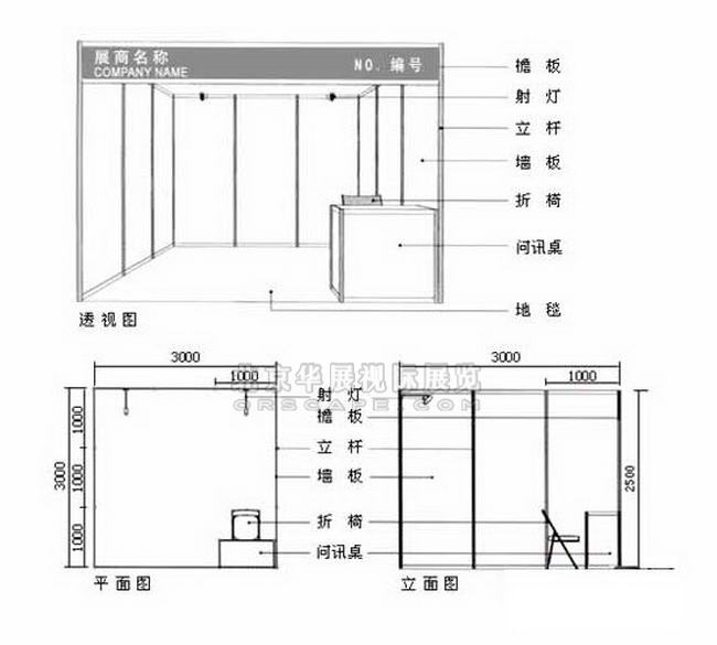 標準展位租賃