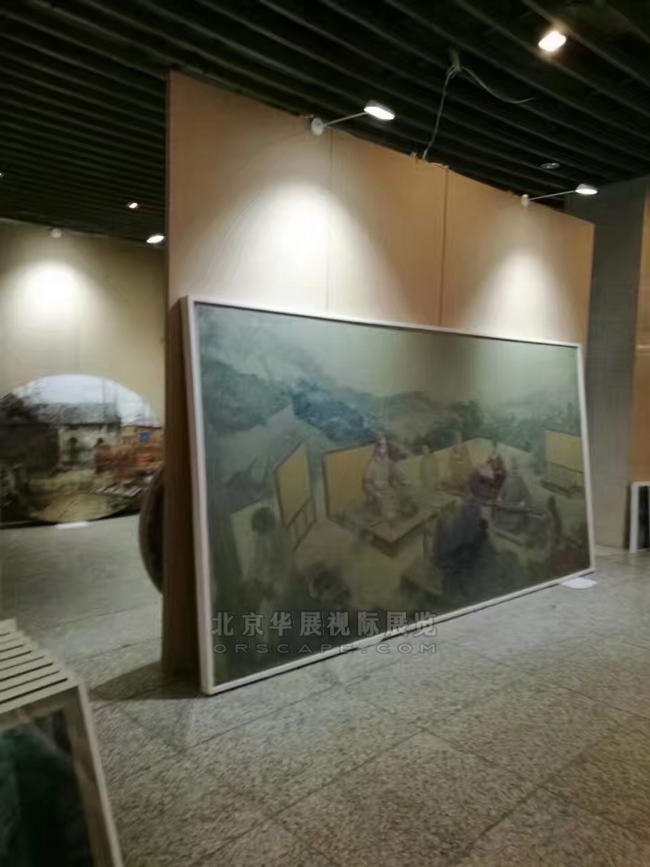 掛畫(huà)展板搭建效果