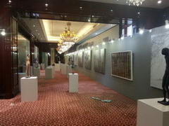 北京無縫展墻出租專業(yè)掛畫展板_無縫展板制作