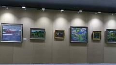 活動展板_無縫展板展墻在書畫展覽展示中的風采